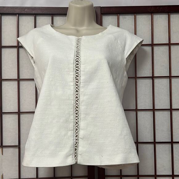 WAVERLY GREY LIBERANT‎  WHITE TOP SIZE XS - Picture 1 of 5